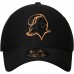 Men's Tampa Bay Buccaneers New Era Black Historic Logo Tone Tech Three 39THIRTY Flex Hat 3065718